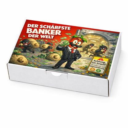 Der schärfste Banker der Welt - Ein witziges Geschenk Set für Bankangestellte