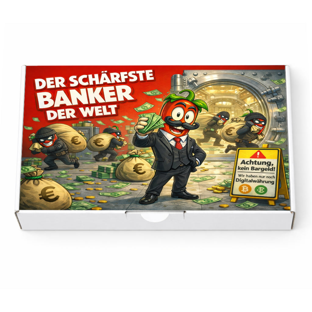 Der schärfste Banker der Welt - Ein witziges Geschenk Set für Bankangestellte