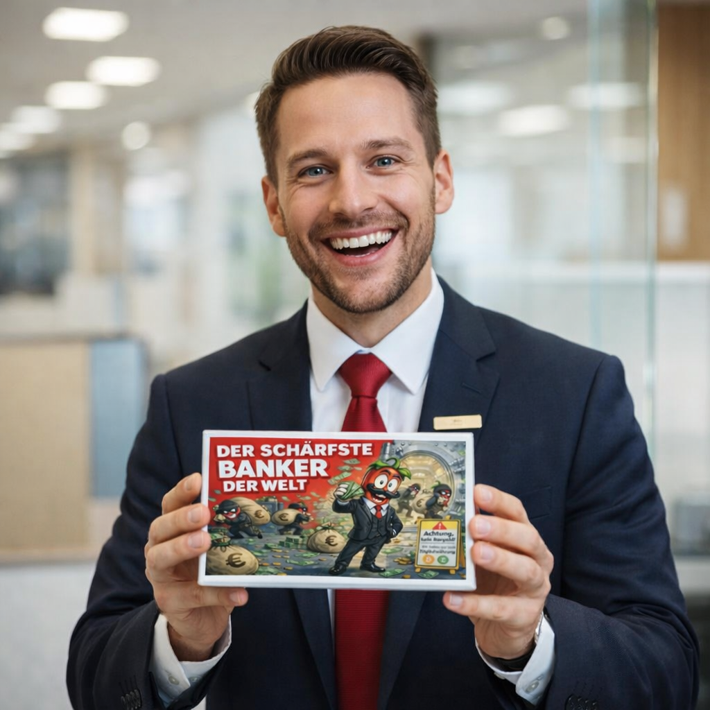 Der schärfste Banker der Welt - Ein witziges Geschenk Set für Bankangestellte