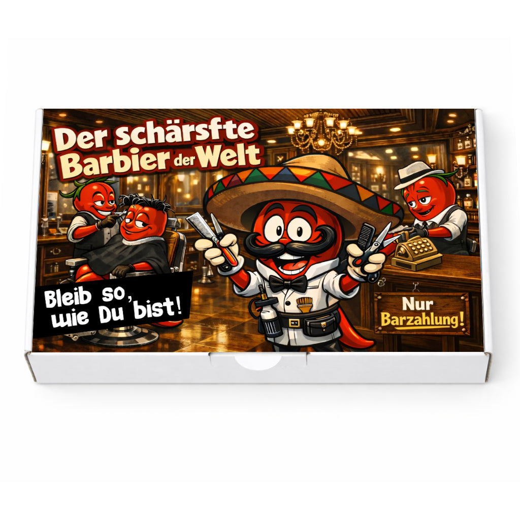 Der schärfste Barbier der Welt - Ein witziges Geschenk Set