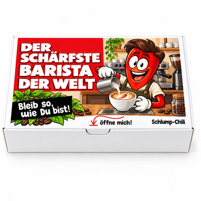 Der schärfste Barista der Welt – Vorderansicht