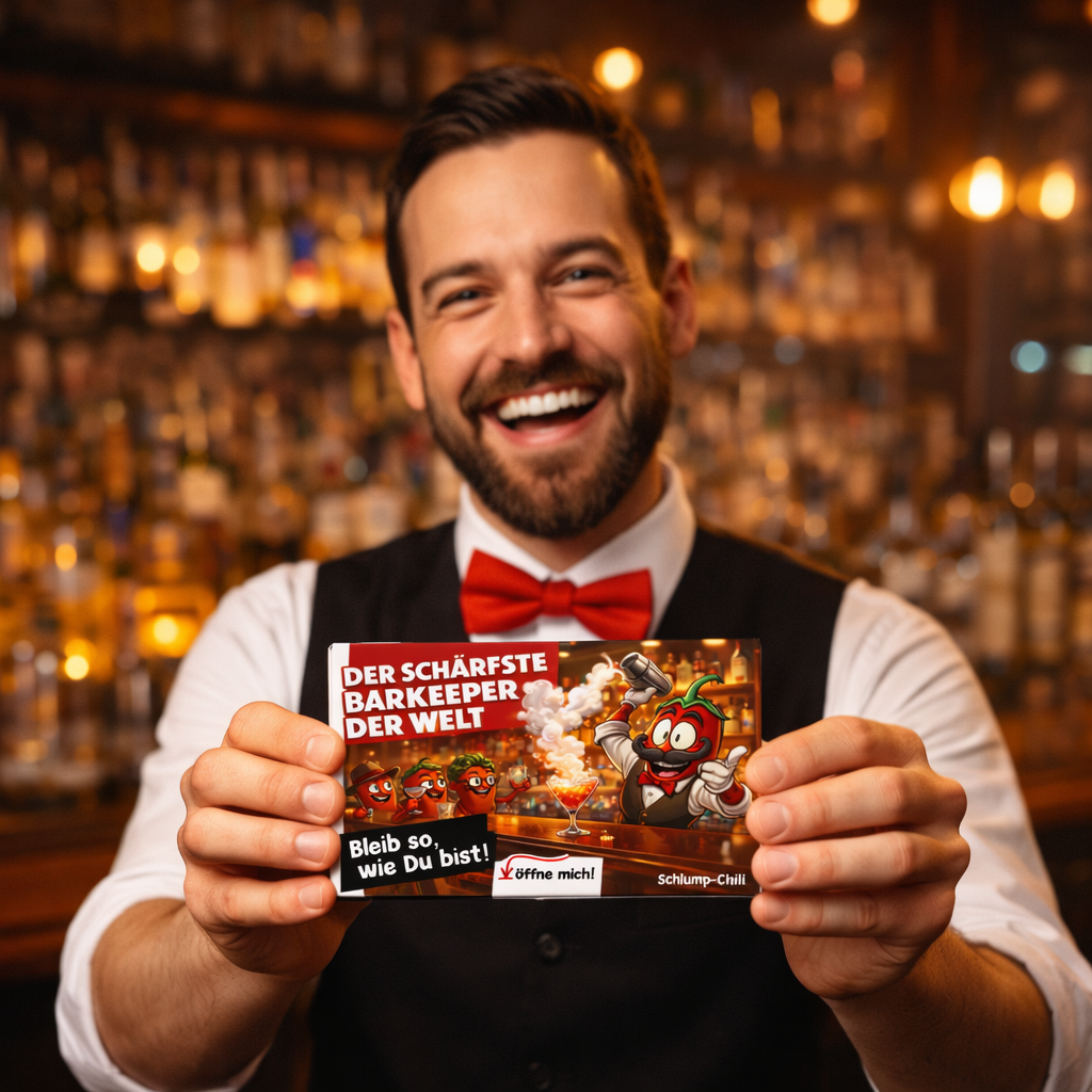 Der schärfste Barkeeper der Welt 🍸 Ein witziges Geschenk Set