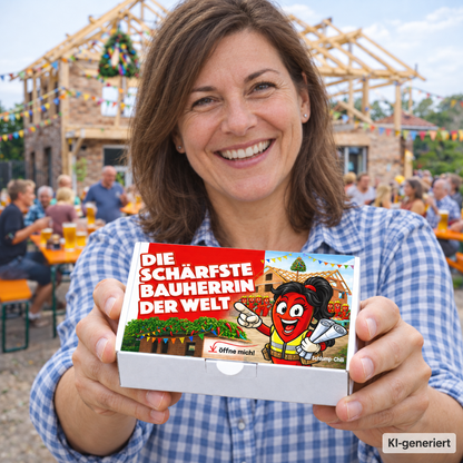 Die schärfste Bauherrin der Welt - Ein witziges Geschenk!