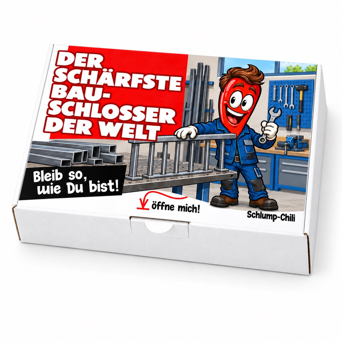 Der schärfste Bauschlosser der Welt – Schrägansicht
