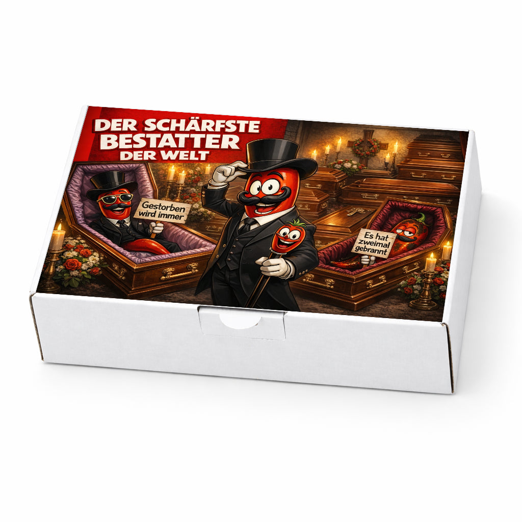 Der schärfste Bestatter der Welt - Ein witziges Geschenk Set