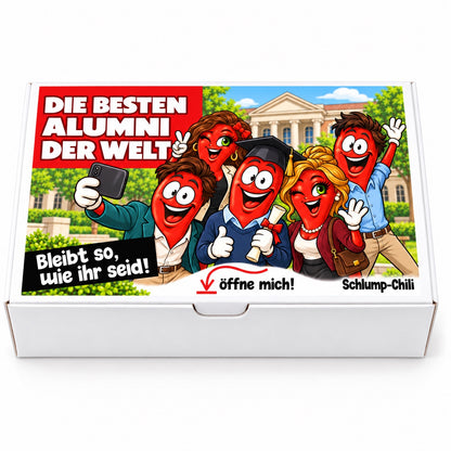 Die besten Alumni der Welt – Vorderansicht