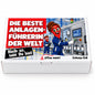 Die beste Anlagenführerin der Welt – Geschenkschachtel frontal