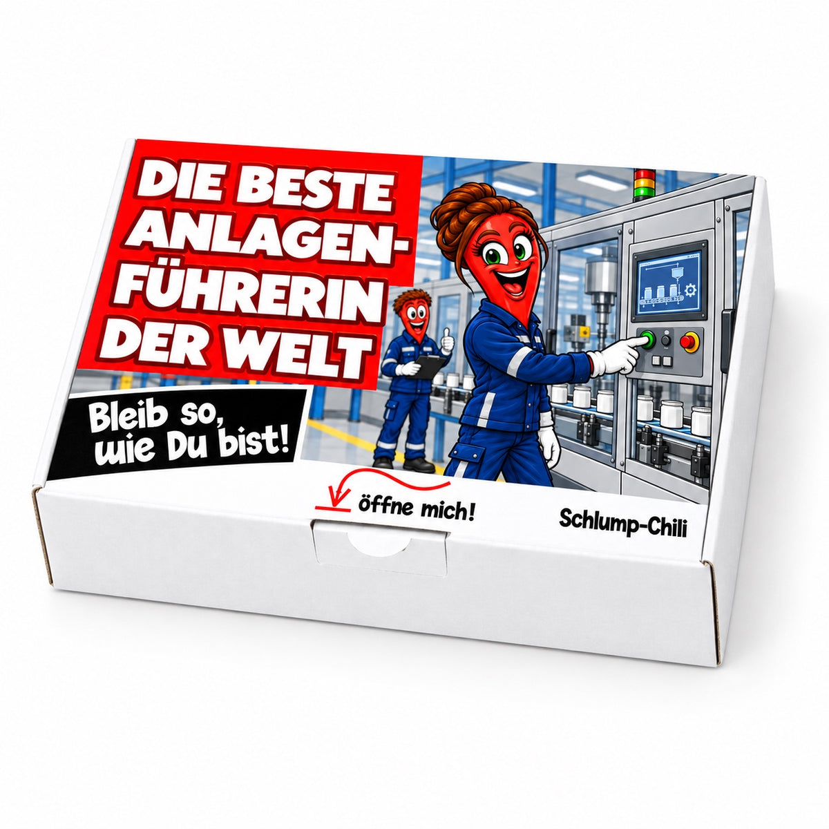 Die beste Anlagenführerin der Welt – Geschenkschachtel schräg