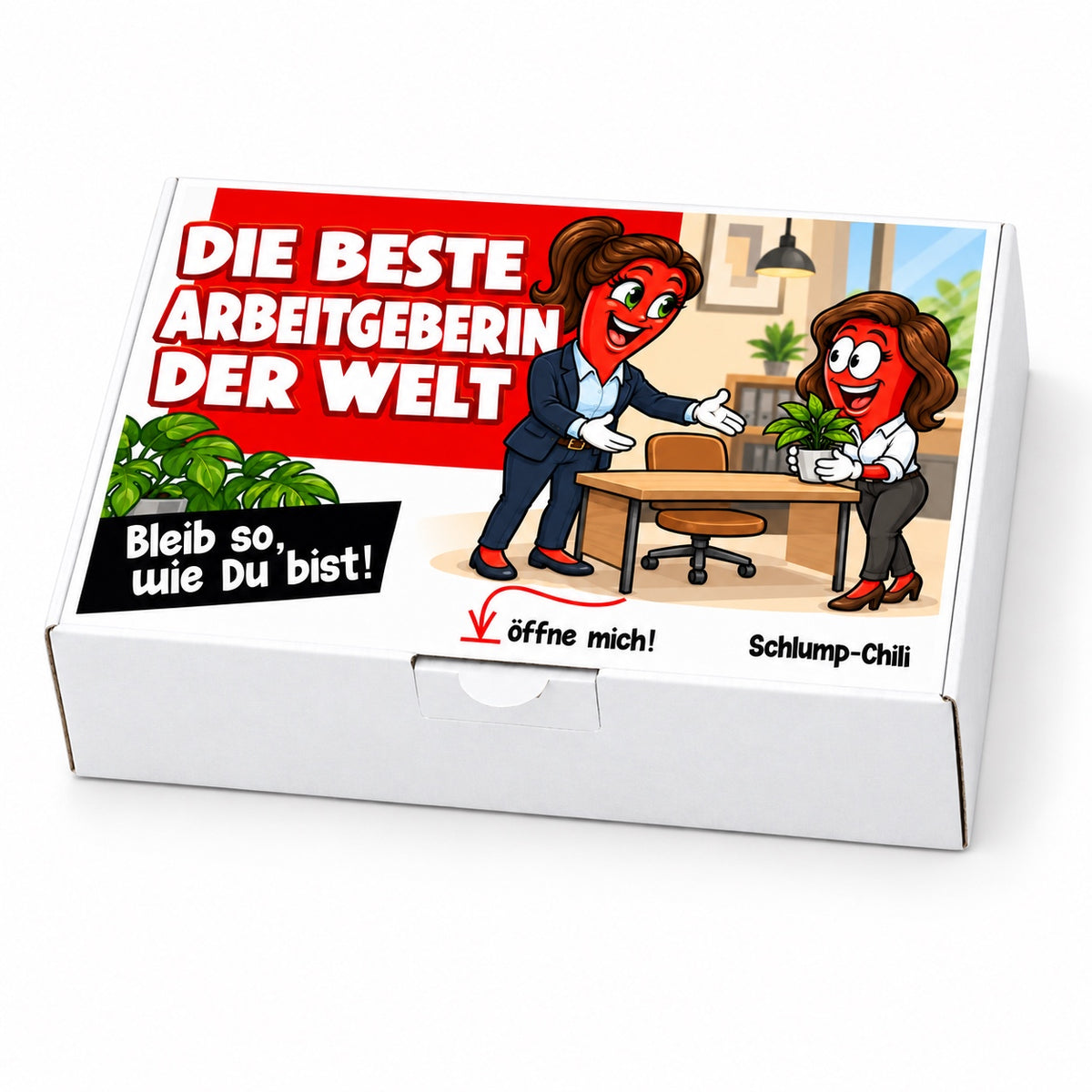 Die beste Arbeitgeberin der Welt – Schrägansicht