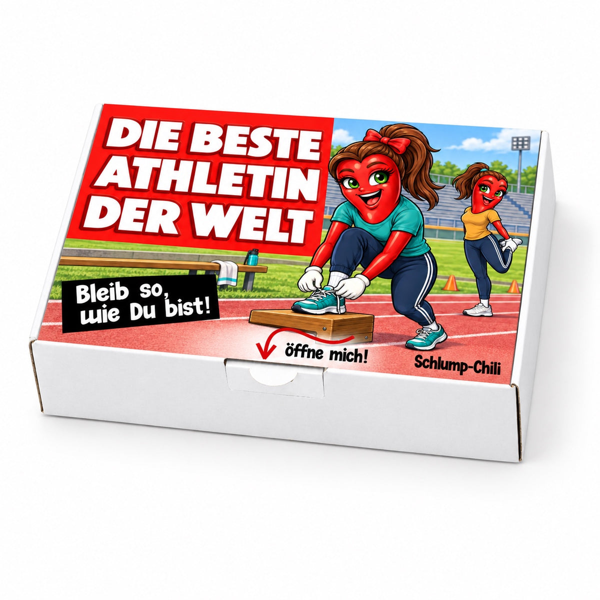 Die beste Athletin der Welt – Schrägansicht
