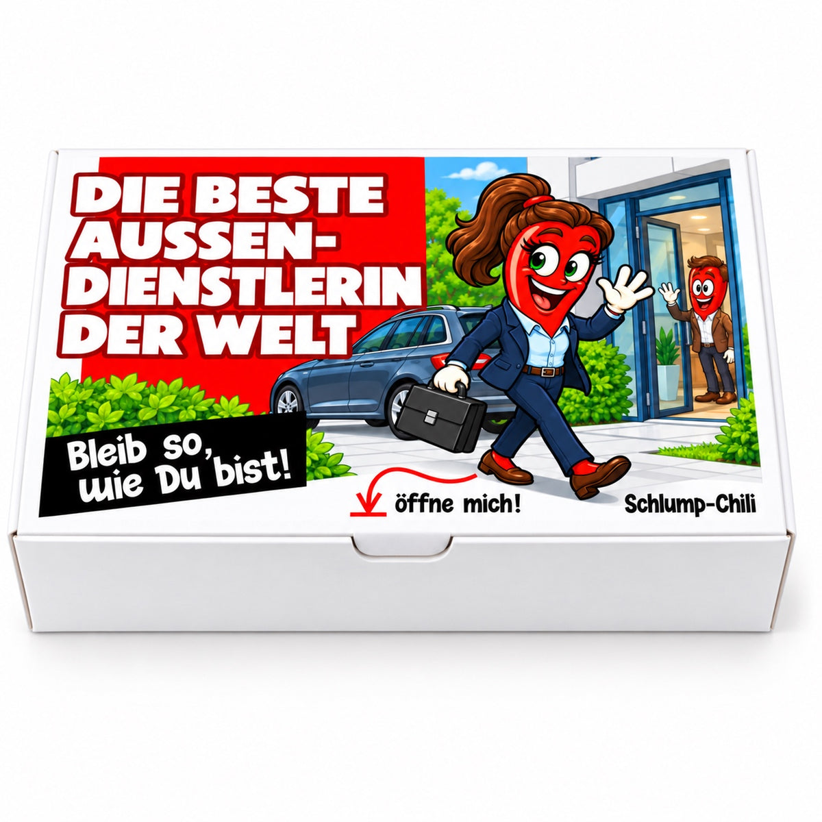Die beste Außendienstlerin der Welt – Vorderansicht