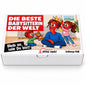 Die beste Babysitterin der Welt – Geschenkbox Vorderansicht