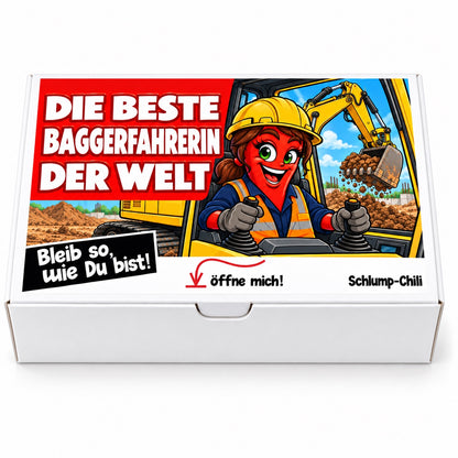 Die schärfste Baggerfahrerin der Welt - Ein witziges Geschenk!
