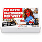 Die beste Bauzeichnerin der Welt – Geschenkbox Vorderansicht