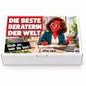 Die beste Beraterin der Welt – weiße Geschenkbox, Vorderansicht