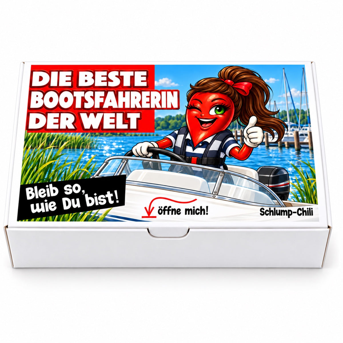 Die schärfste Bootsfahrerin der Welt - Ein witziges Geschenk!