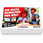Die beste Buchhalterin der Welt – Geschenkbox Vorderansicht