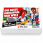 Die beste Bürokauffrau der Welt – weiße Geschenkbox, Vorderansicht