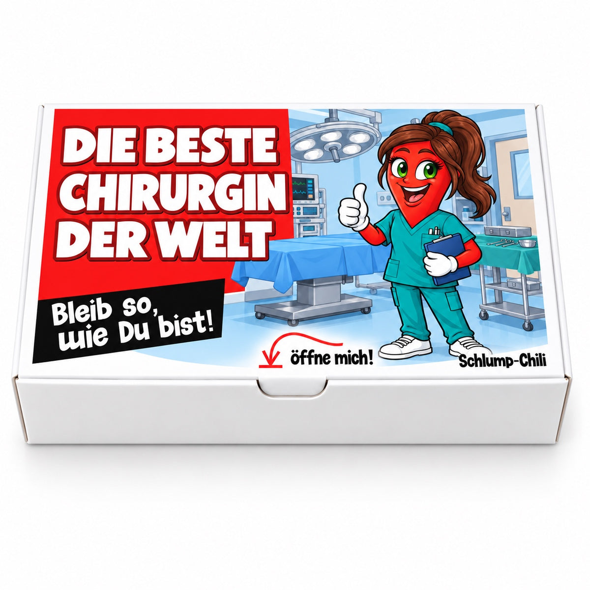 Die beste Chirurgin der Welt – Geschenkschachtel frontal