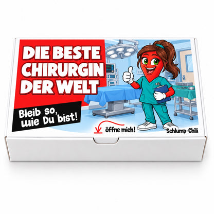Die beste Chirurgin der Welt – Geschenkschachtel frontal