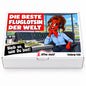 Die beste Fluglotsin der Welt – Geschenkbox Vorderansicht