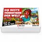 Die beste Frührentnerin der Welt – Geschenkbox Vorderansicht