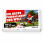 Geschenk für die beste Fußballerin der Welt