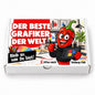 Der beste Grafiker der Welt – Geschenkbox Vorderansicht