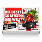 Die beste Grafikerin der Welt – Geschenkbox Vorderansicht