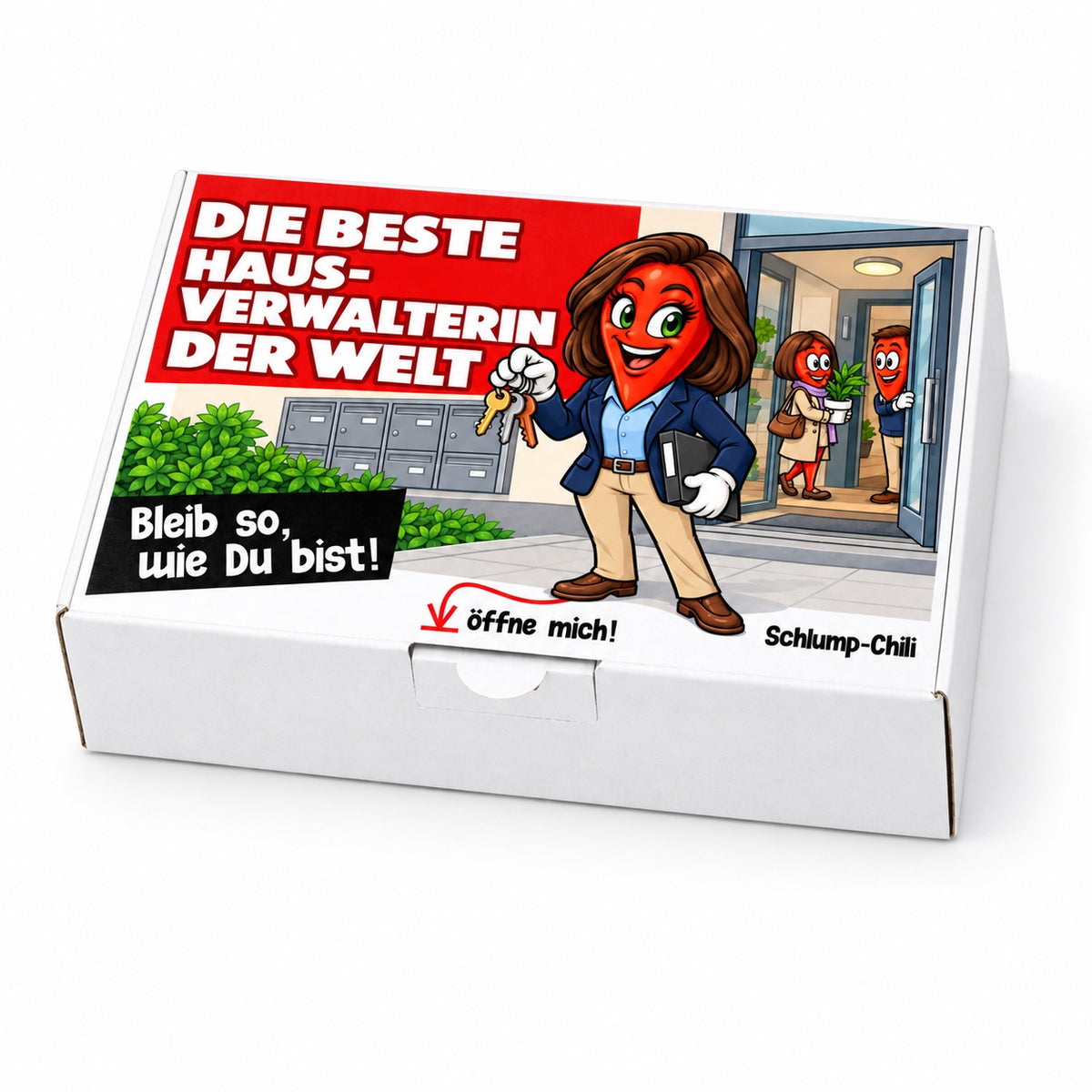 Die beste Hausverwalterin der Welt – Schachtel schräg