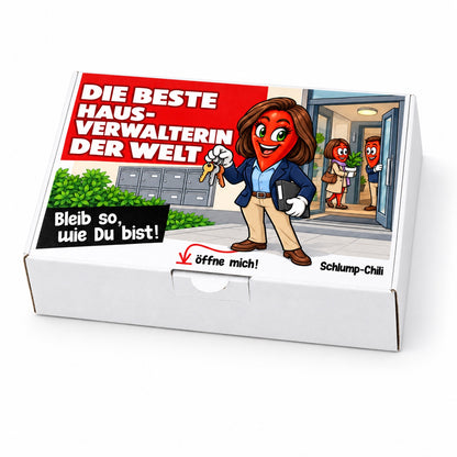 Die beste Hausverwalterin der Welt – Schachtel schräg