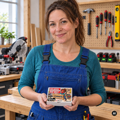 Die beste Heimwerkerin der Welt – Lifestylebild der Chili-Geschenkbox
