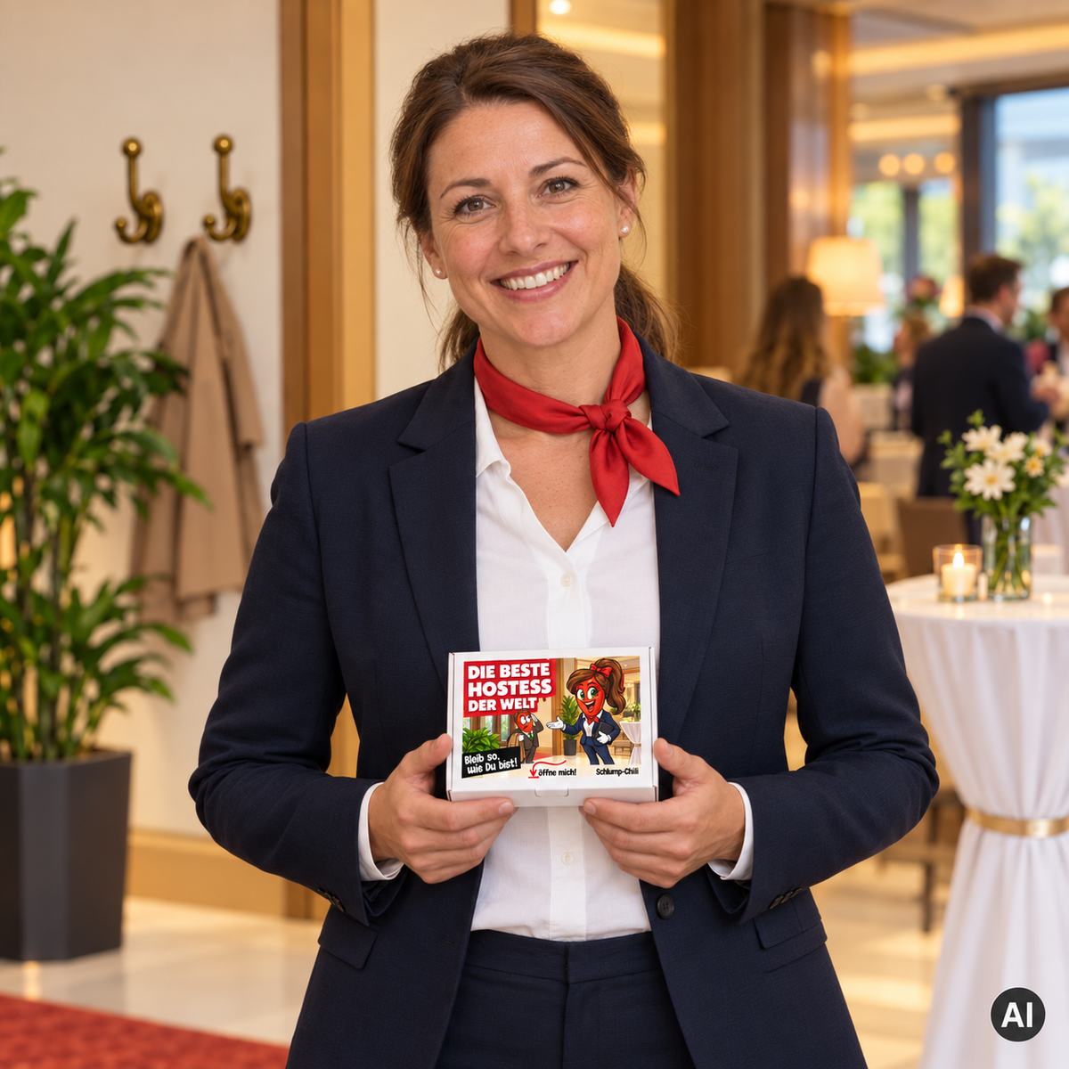 Die beste Hostess der Welt – Lifestylebild der Chili-Geschenkbox
