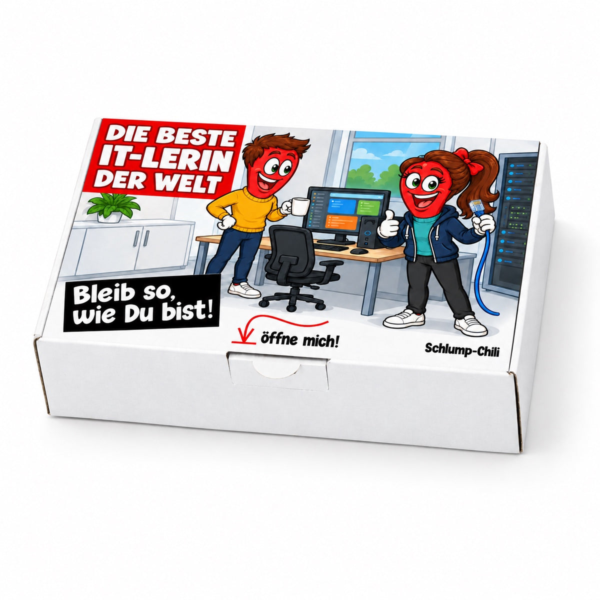 Die beste IT-lerin der Welt – Schrägansicht