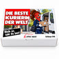 Die beste Kurierin der Welt – Geschenkbox Vorderansicht