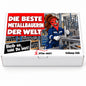 Die beste Metallbauerin der Welt – Geschenkbox Vorderansicht