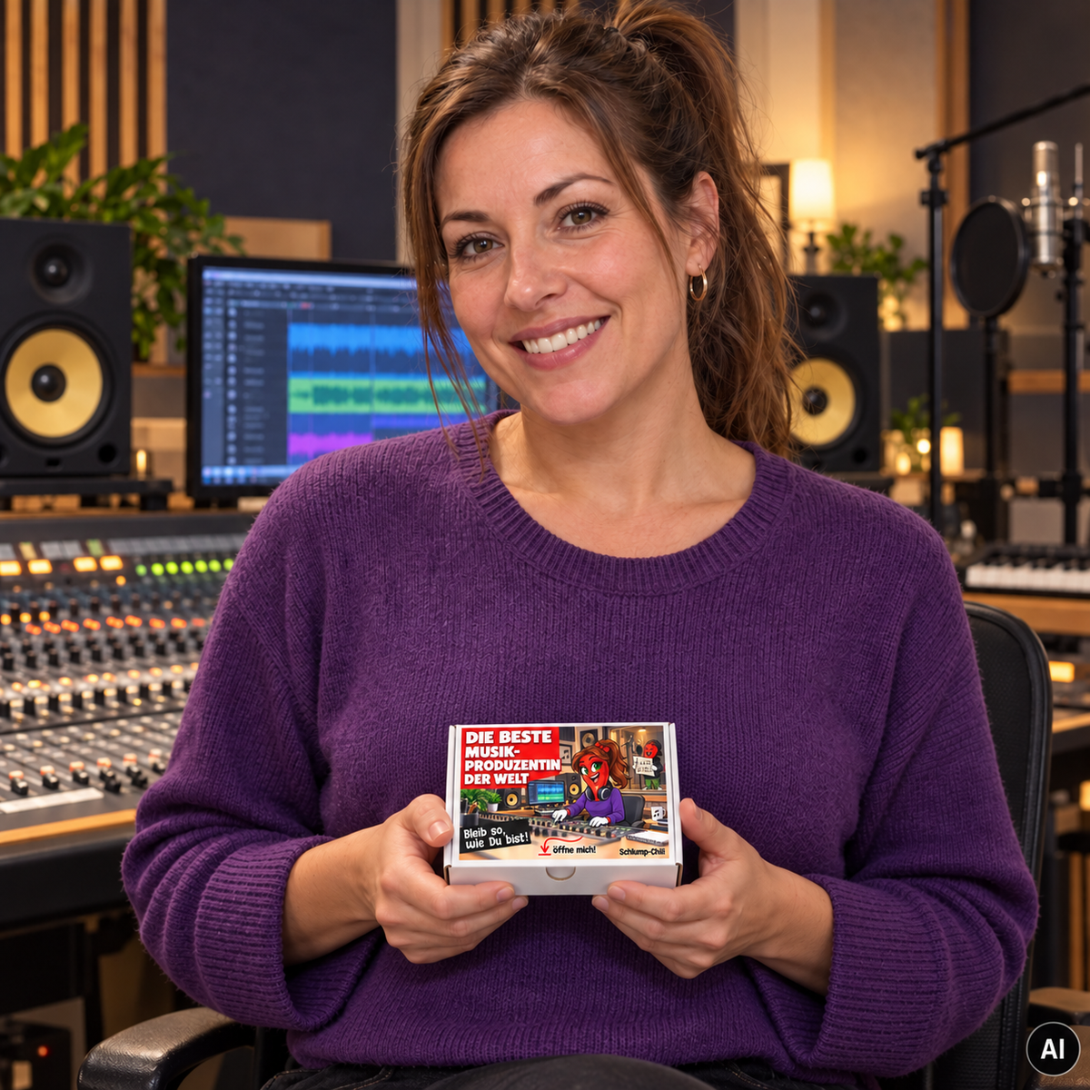 Die beste Musikproduzentin der Welt – Lifestylebild der Chili-Geschenkbox