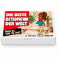 Die beste Osteopathin der Welt – Geschenkschachtel frontal