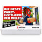 Die beste Paketzustellerin der Welt – Geschenkbox Vorderansicht