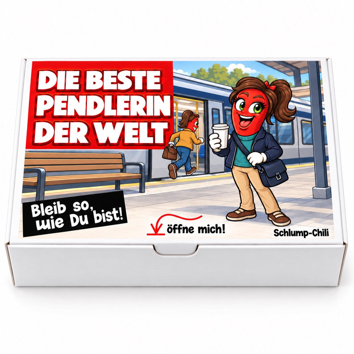 Die beste Pendlerin der Welt – Vorderansicht