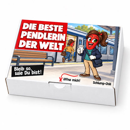 Die beste Pendlerin der Welt – Schrägansicht