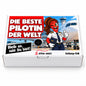 Die beste Pilotin der Welt – Geschenkbox Vorderansicht