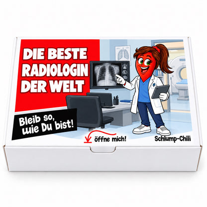 Die beste Radiologin der Welt – Geschenkschachtel frontal