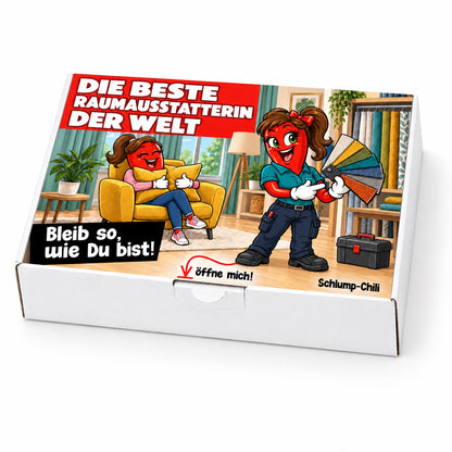 Die beste Raumausstatterin der Welt – Schachtel schräg