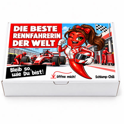 Die schärfste Rennfahrerin der Welt - Ein witziges Geschenk!