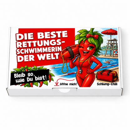 Geschenk für die beste Rettungsschwimmerin