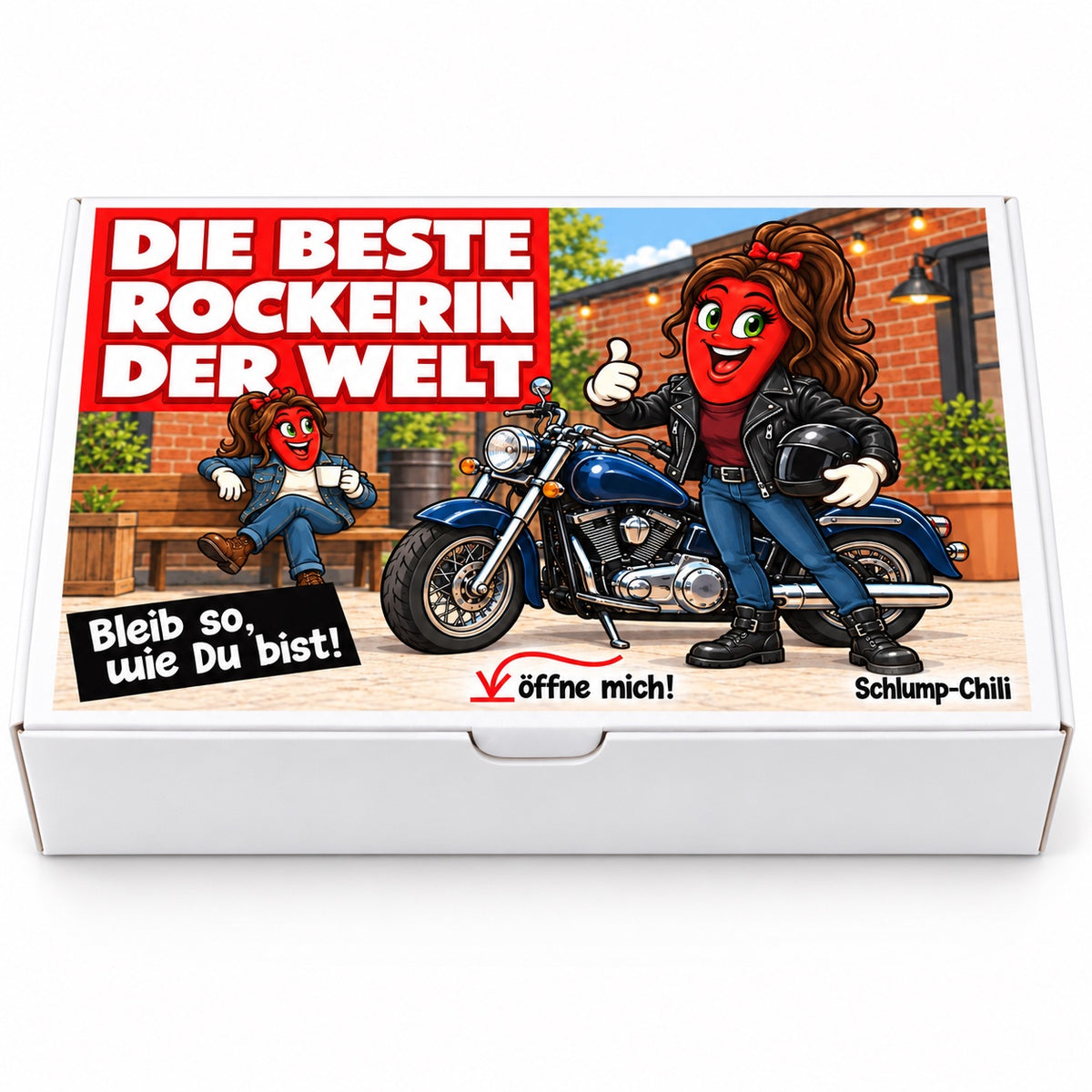 Die beste Rockerin der Welt – Vorderansicht