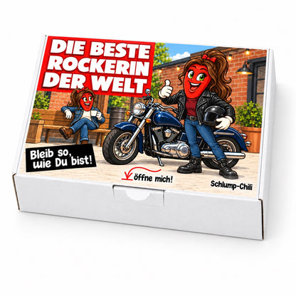 Die beste Rockerin der Welt – Schrägansicht