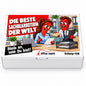 Die beste Sachbearbeiterin der Welt – weiße Geschenkbox, Vorderansicht