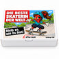 Die beste Skaterin der Welt – Frontansicht der Chili-Geschenkbox